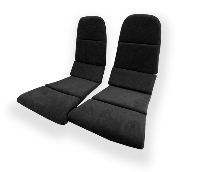 Alcantara Inserts for Foldable Bucket Seats
